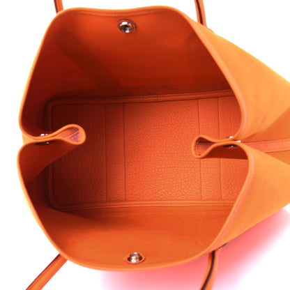 Hermes Toile Negonda Garden Party Tote 36 MM Orange 8 of 12