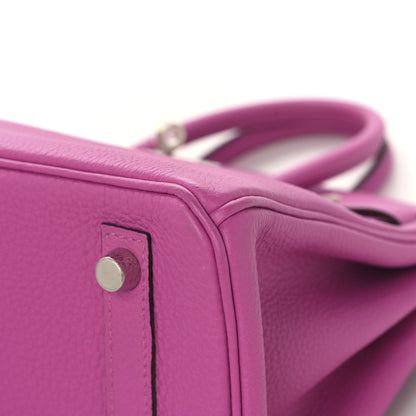 Hermes Togo Birkin 25 Magnolia 10 of 12