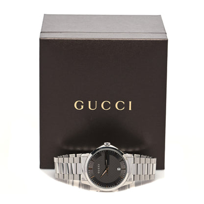 Gucci Stainless Steel 38mm G-Timeless Quartz Watch Grey 5 of 5
