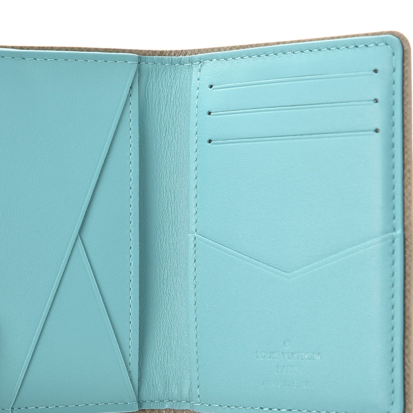 Monogram Pocket Organizer Pacific Blue