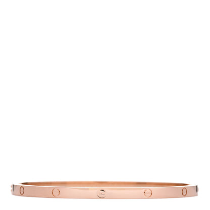 Cartier 18K Pink Gold Small LOVE Bracelet 18 2 of 6