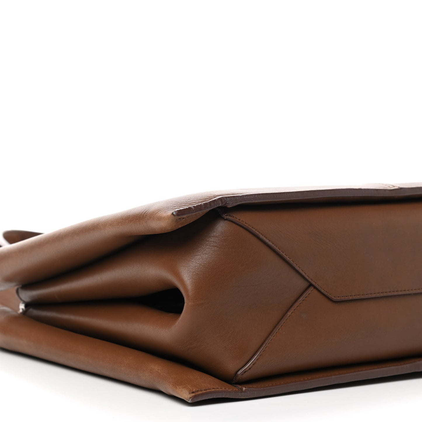 Calfskin Medium Tri-Fold Bag Taupe