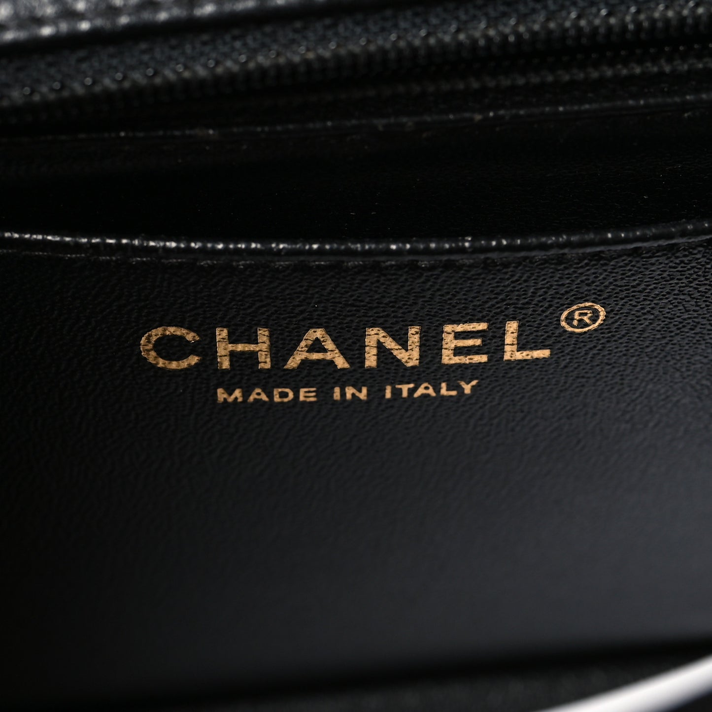 Caviar Quilted Mini Square Flap Black