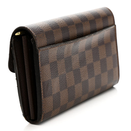 Louis Vuitton Damier Ebene Sarah Wallet NM 3 of 16
