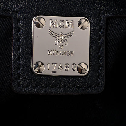 MCM Calfskin Ottomar Monogram Large Klara Hobo Black 5 of 14