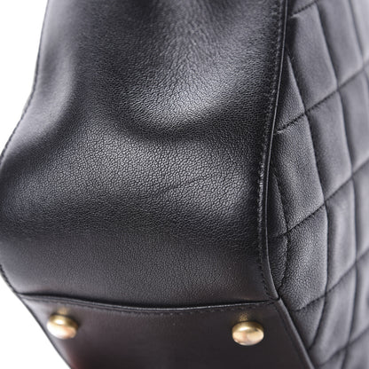 Chanel Lambskin Quilted Large Shopping Tote Black 13 of 13