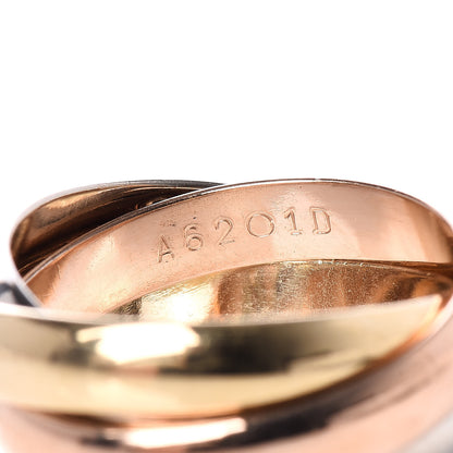 Cartier 18K Pink Yellow White Gold Classic Les Must De Trinity Ring 49 4.75 4 of 5
