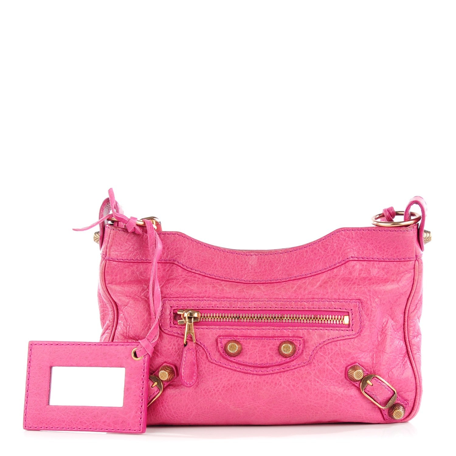 Balenciaga Agneau Giant 12 Rose Gold Hardware Hip Cyclamen 1 of 8