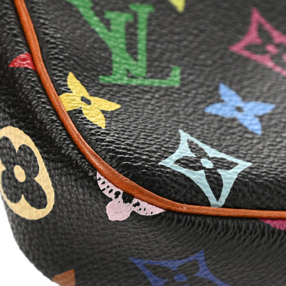Louis Vuitton Monogram Multicolor Pochette Accessories Black 11 of 14