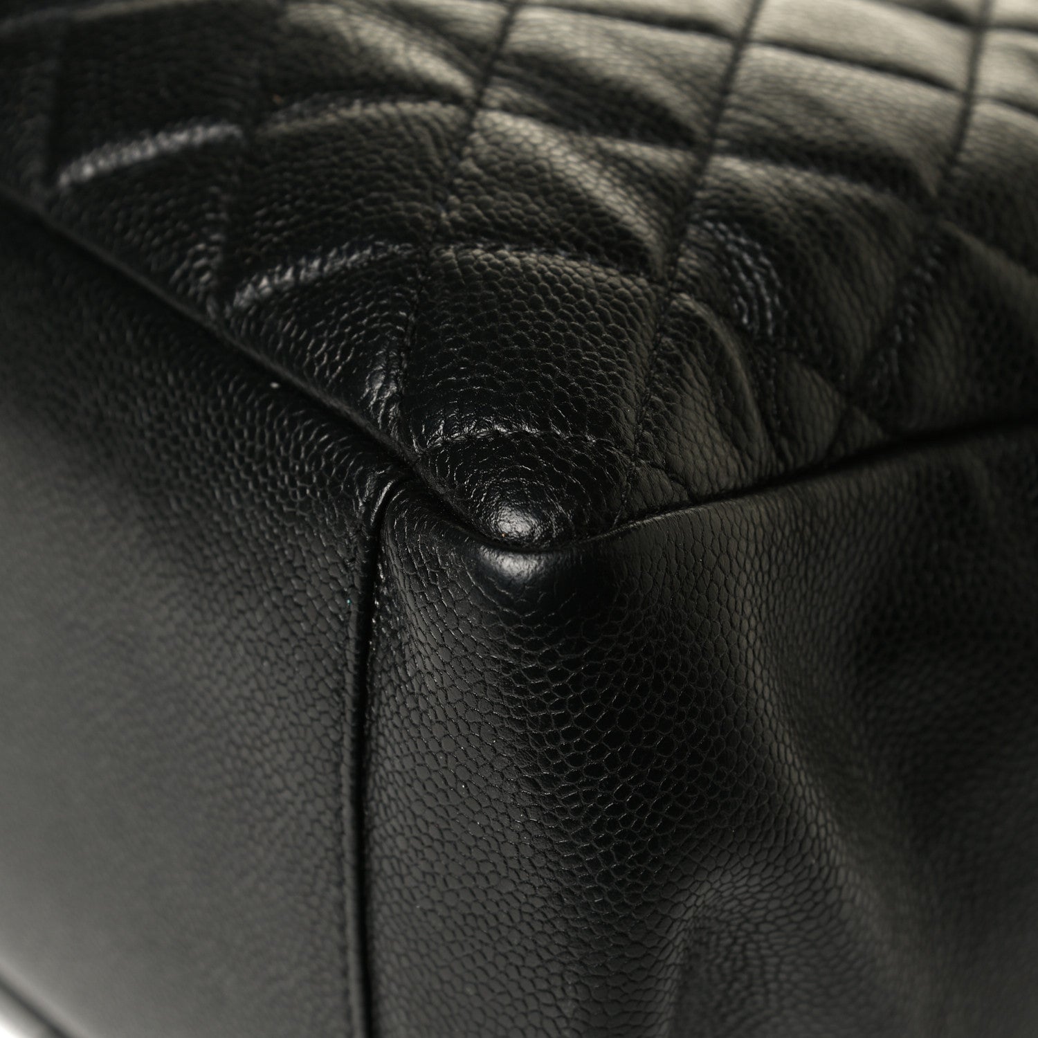Chanel Caviar Quilted Grand Shopping Tote GST Black 12 of 16