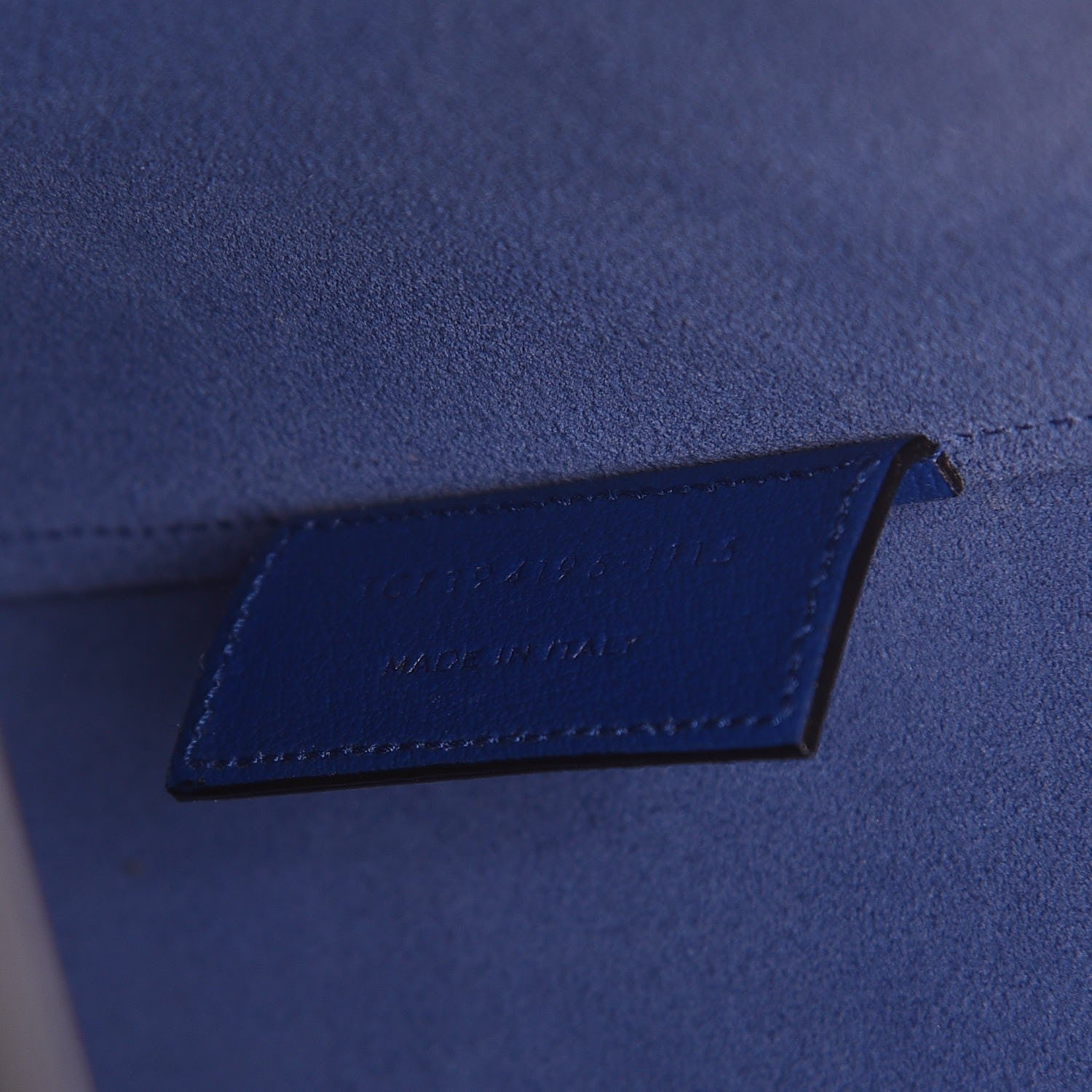 Saint Laurent Calfskin Large Shopping Tote Ultramarine 8 of 8