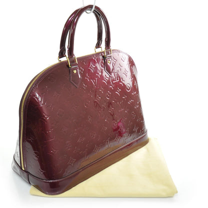 Louis Vuitton Vernis Alma MM Rouge Fauviste 3 of 9