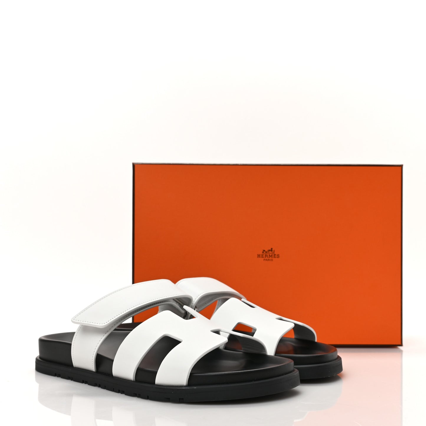 Calfskin Womens Chypre Sandals 39.5 White