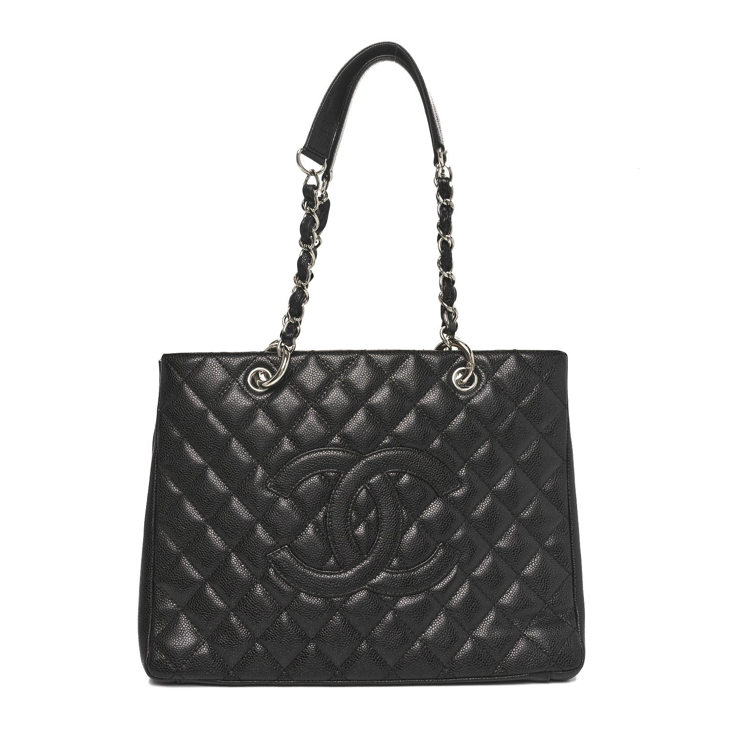 Chanel Caviar Quilted Grand Shopping Tote GST Black 1 of 10
