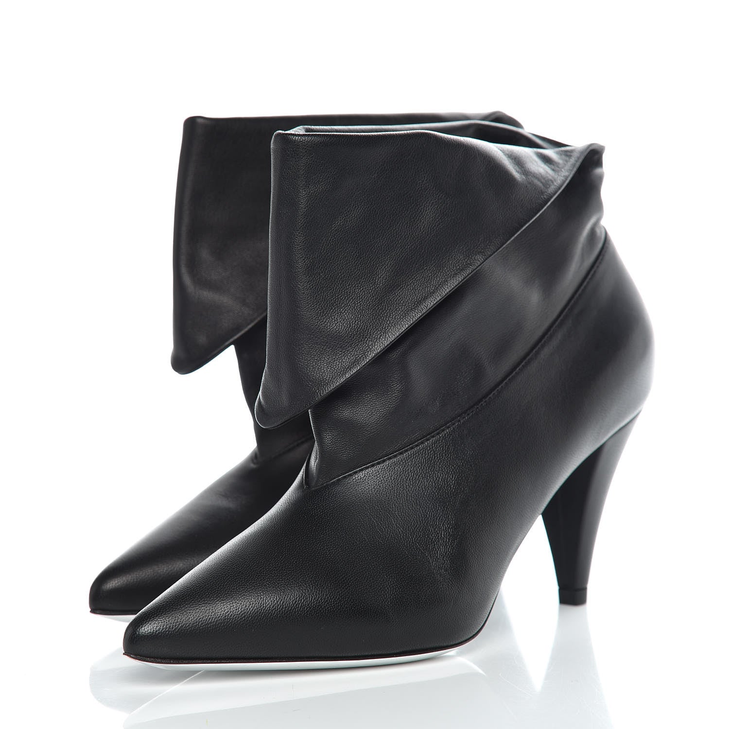 Givenchy Lambskin Bottine Show 80 Ankle Bootie 36 Black 3 of 10