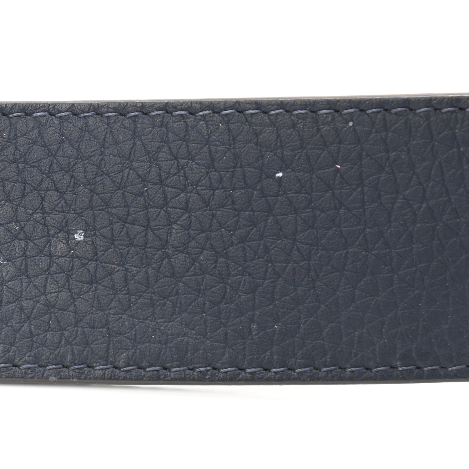 Louis Vuitton Taurillon Calfskin 40mm LV Tilt Reversible Belt 90 36 Navy Cognac 8 of 10