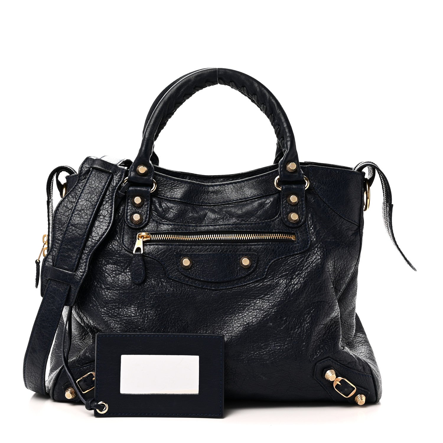 Balenciaga Agneau Giant 12 Gold Hardware Velo Bleu Obscur 3 of 11