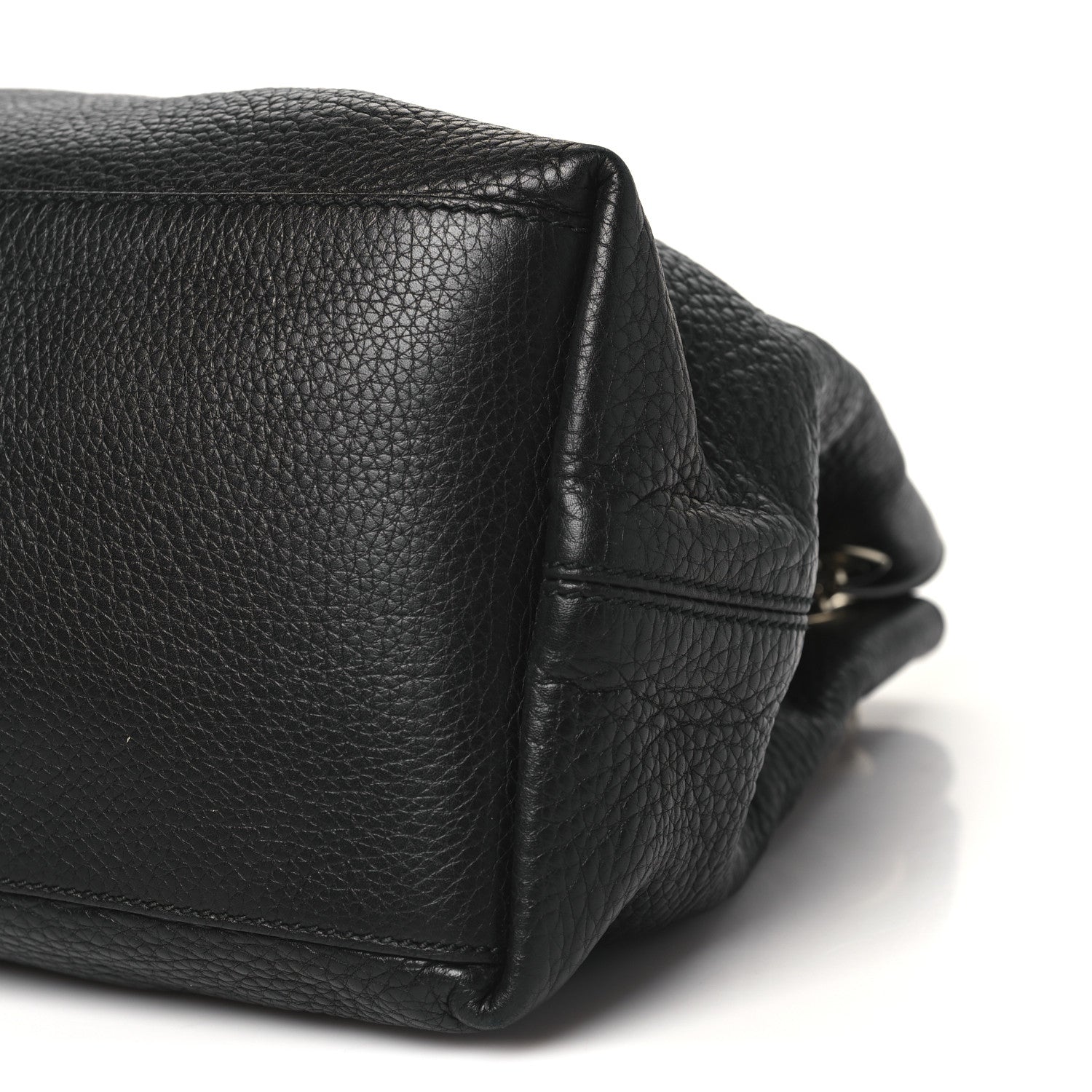 Gucci Pebbled Calfskin Medium Soho Chain Shoulder Bag Black 10 of 11