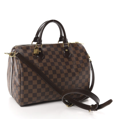 Louis Vuitton Damier Ebene Speedy Bandouliere 30 3 of 10