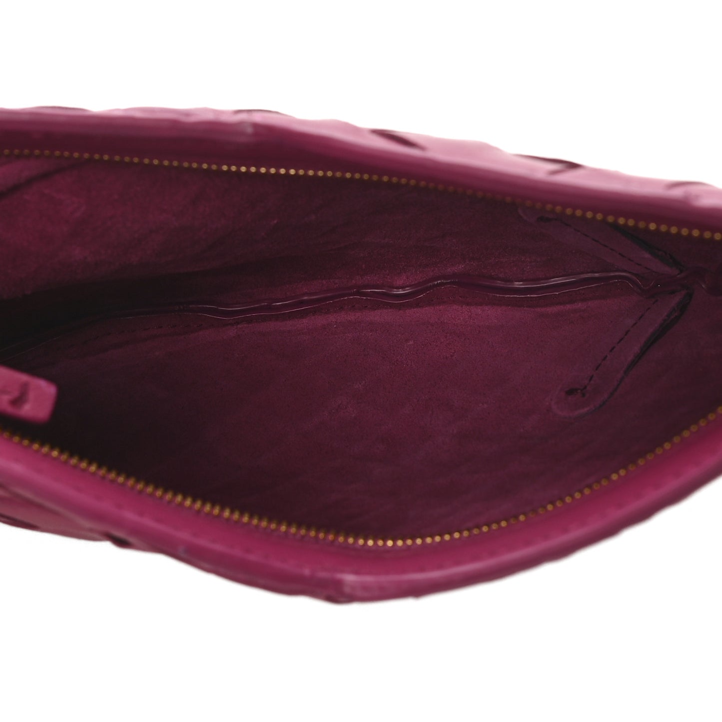 Nappa Intrecciato Mini Solstice Shoulder Bag Cinnabar