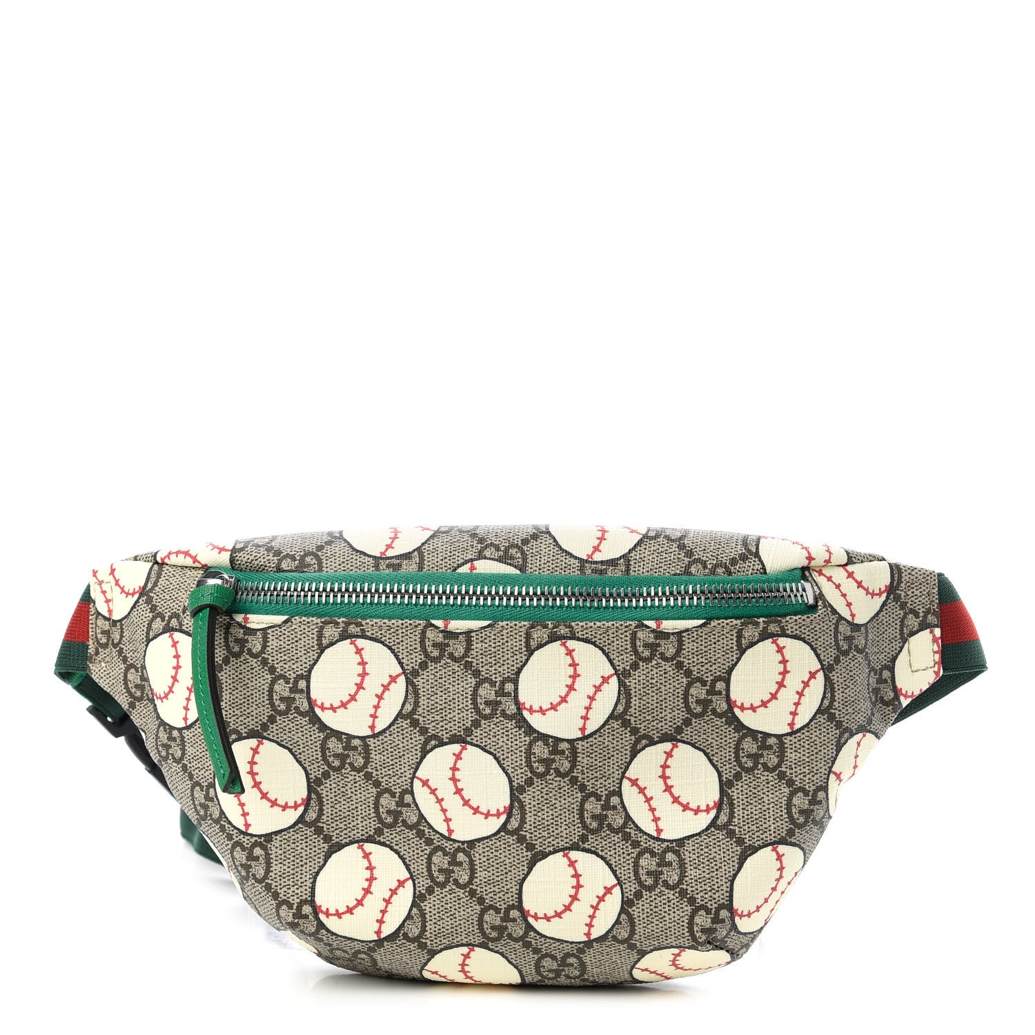 Gucci GG Supreme Monogram Baseballs Web Childrens Belt Bag 1 of 10