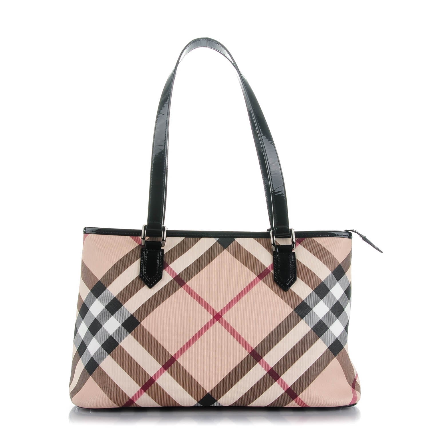 Burberry Supernova Check Regent Tote Black 1 of 8