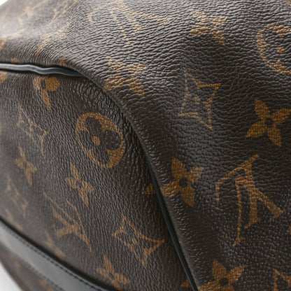 Louis Vuitton Monogram Macassar Keepall Bandouliere 45 9 of 11