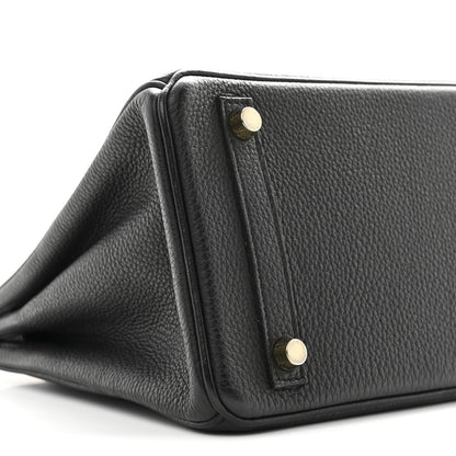 Hermes Togo Birkin 25 Black 9 of 11