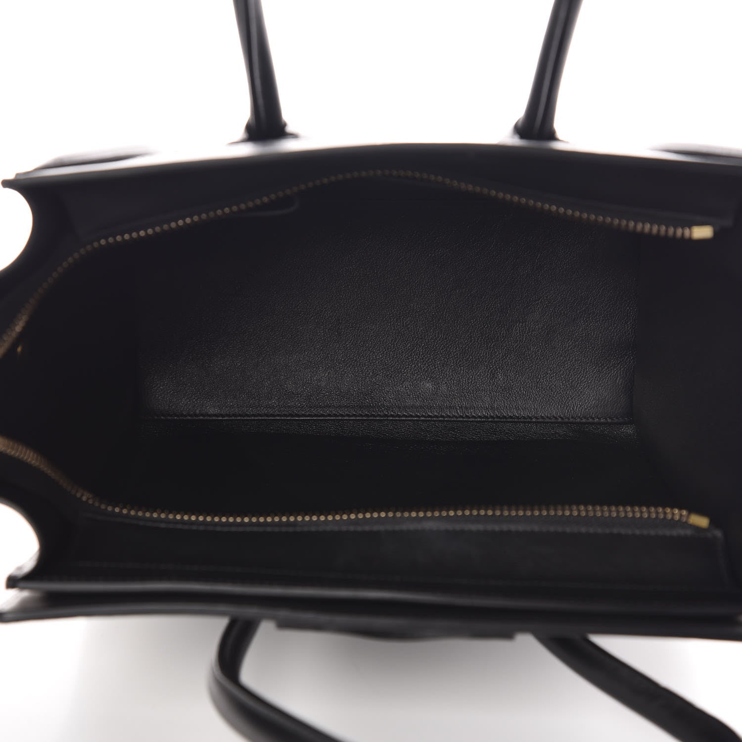 Celine Smooth Calfskin Micro Luggage Black 5 of 12