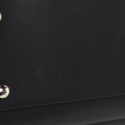 Fendi Vitello Century F is Fendi FF Diagonal Inlay Small Runaway Satchel Fango Black Fragola 13 of 13