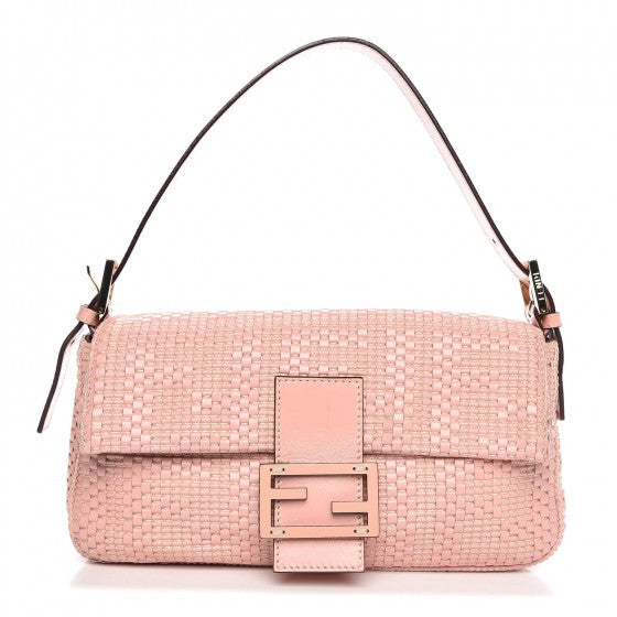 Calfskin Woven Baguette Cipria Beige Phard