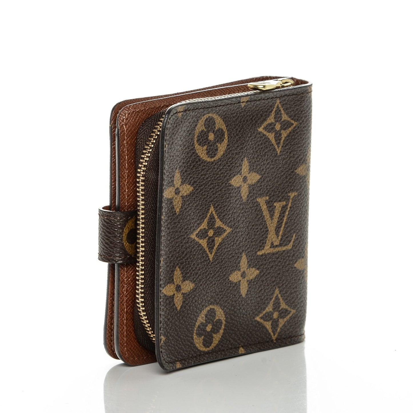 Monogram Compact Zippe Zipped Wallet