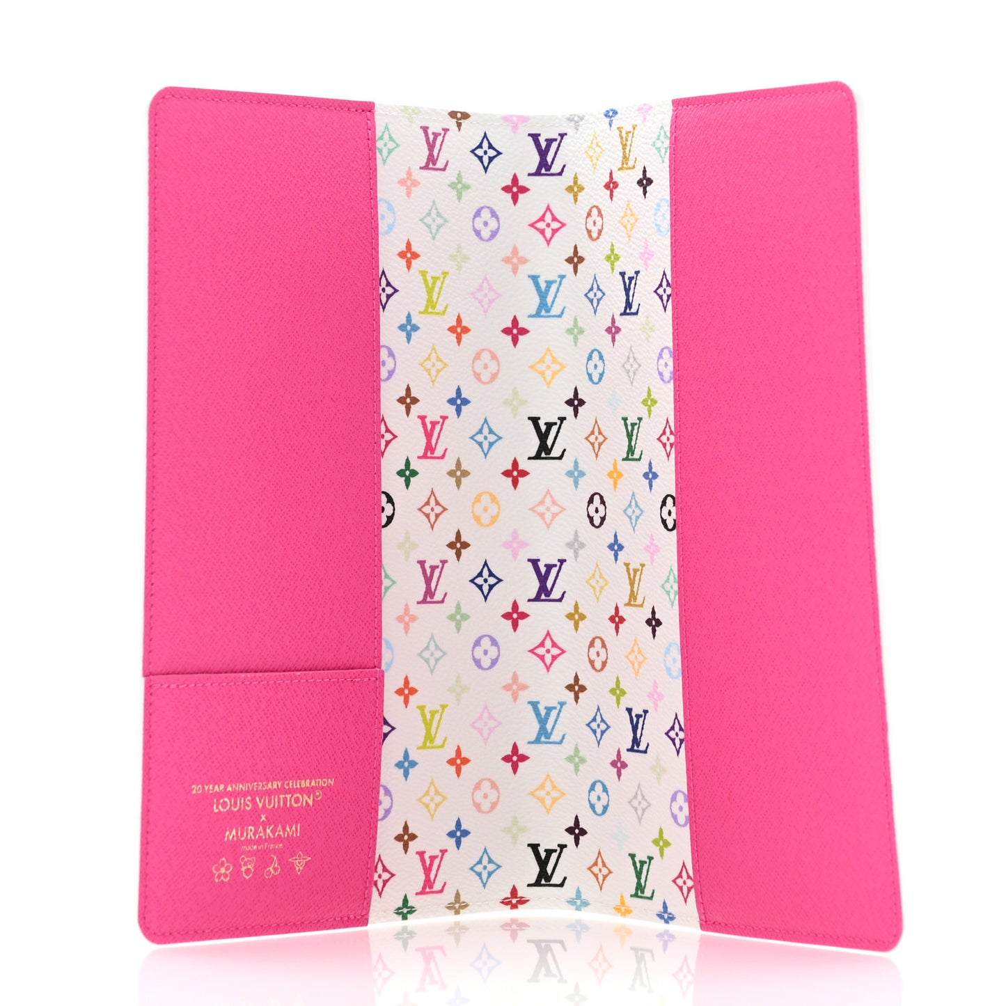 LV X TM Monogram Multicolor Emily Notebook Cover MM White