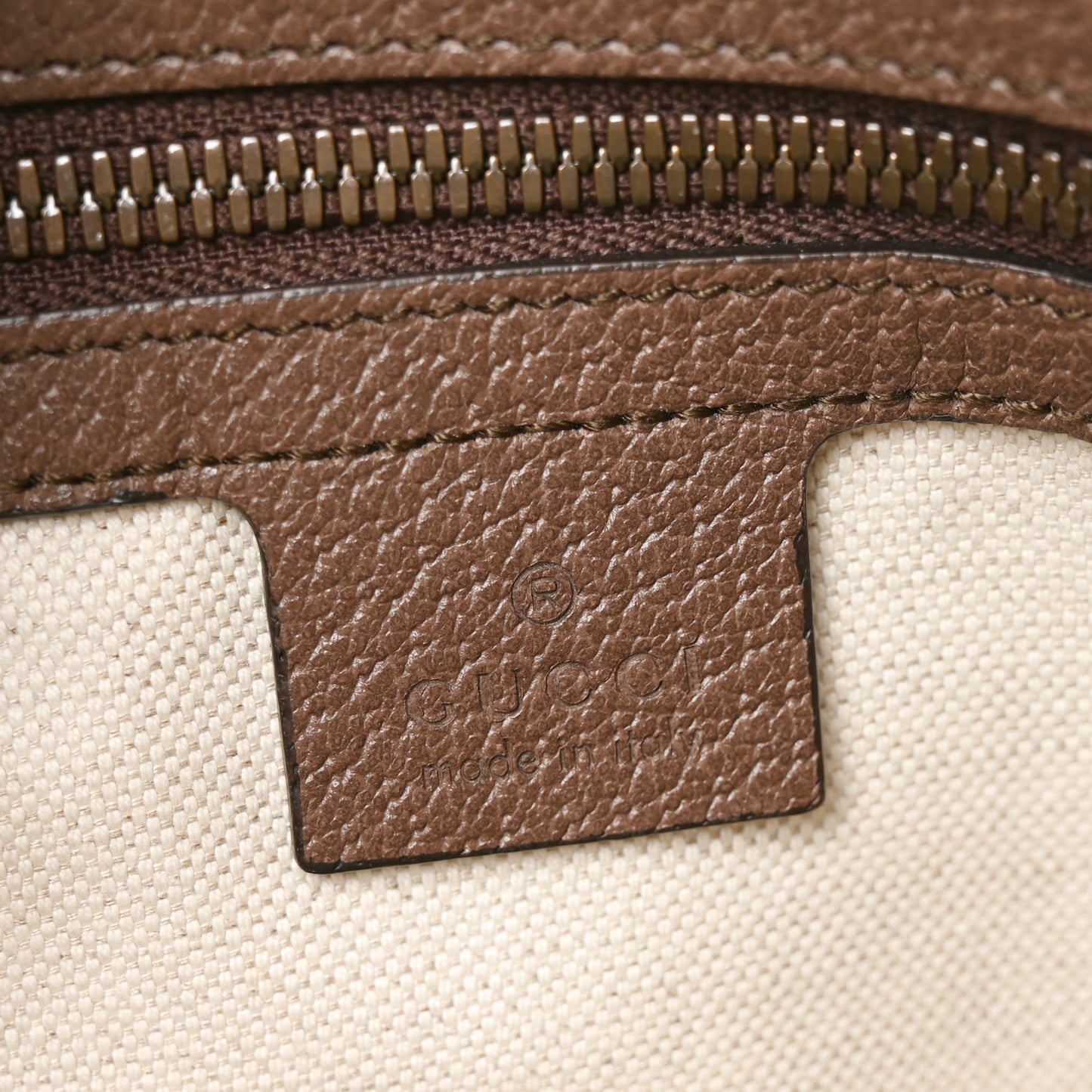GG Supreme Monogram Web Small Ophidia Messenger Bag Brown