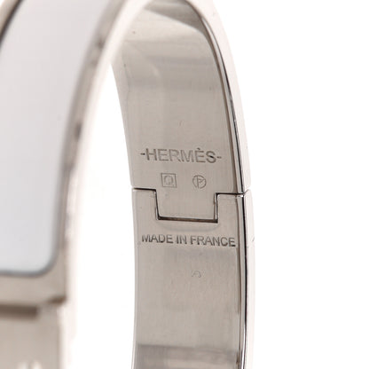 Hermes Enamel Narrow Clic Clac H Bracelet PM White 5 of 5