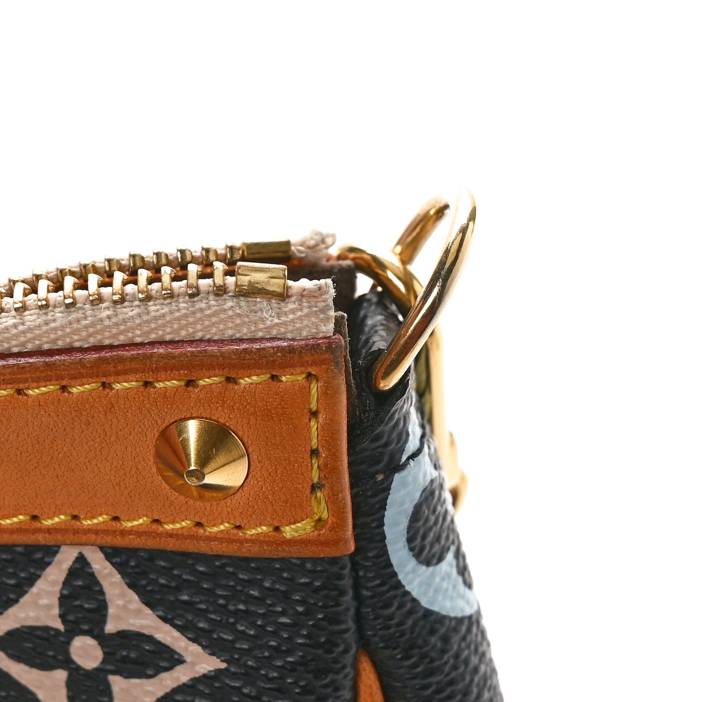 Monogram Multicolor Pochette Accessories Black