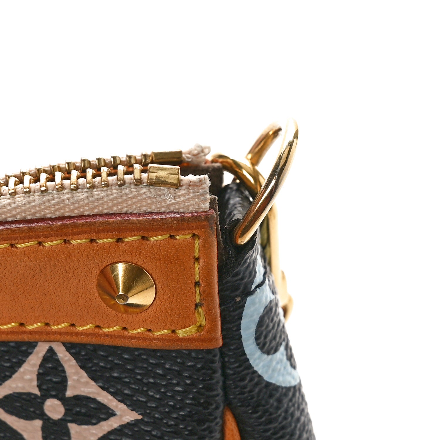 Louis Vuitton Monogram Multicolor Pochette Accessories Black 12 of 12