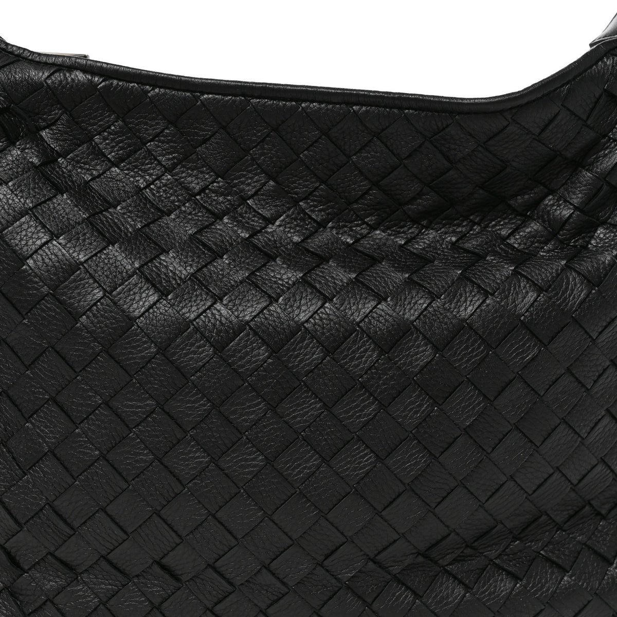 Bottega Veneta Deerskin Intrecciato Small Traveler Hobo Black 9 of 11