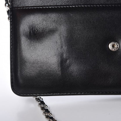 Chanel Lambskin Timeless CC Wallet On Chain WOC Black 16 of 29