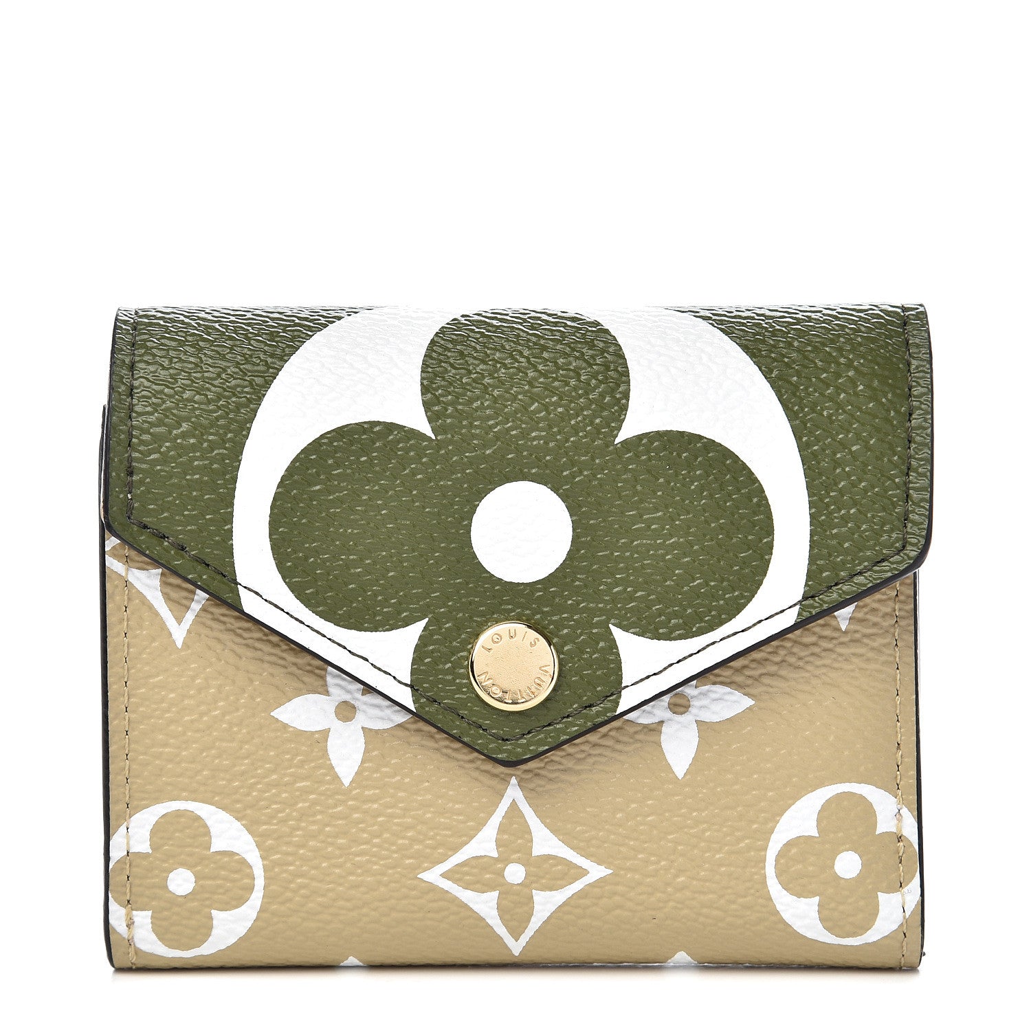 Louis Vuitton Monogram Giant Zoe Wallet Kaki 1 of 6