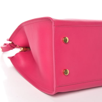 Saint Laurent Smooth Calfskin Small Monogram Cabas Bubblegum 9 of 10