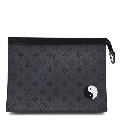 Louis Vuitton Monogram Eclipse Reverse Pochette Voyage MM 1 of 6