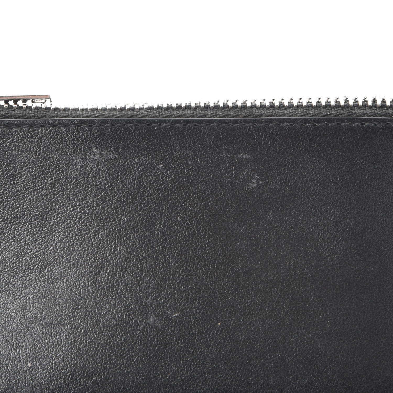 Saint Laurent Calfskin Moujik Patch Fragments Zip Pouch Card Holder Black 11 of 11