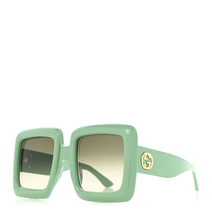 Gucci Oversized Square GG0783S Sunglasses Green 1 of 8
