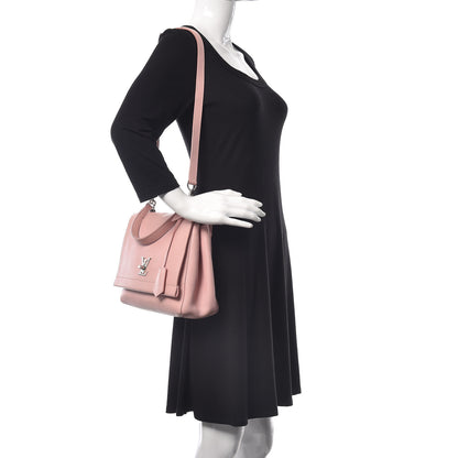 Louis Vuitton Soft Calfskin Lockme II Top Handle Rose Ballerine 3 of 11