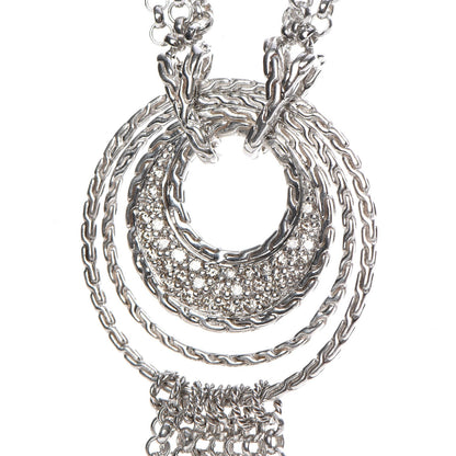 John Hardy Sterling Silver Diamond Langit Long Necklace 4 of 8