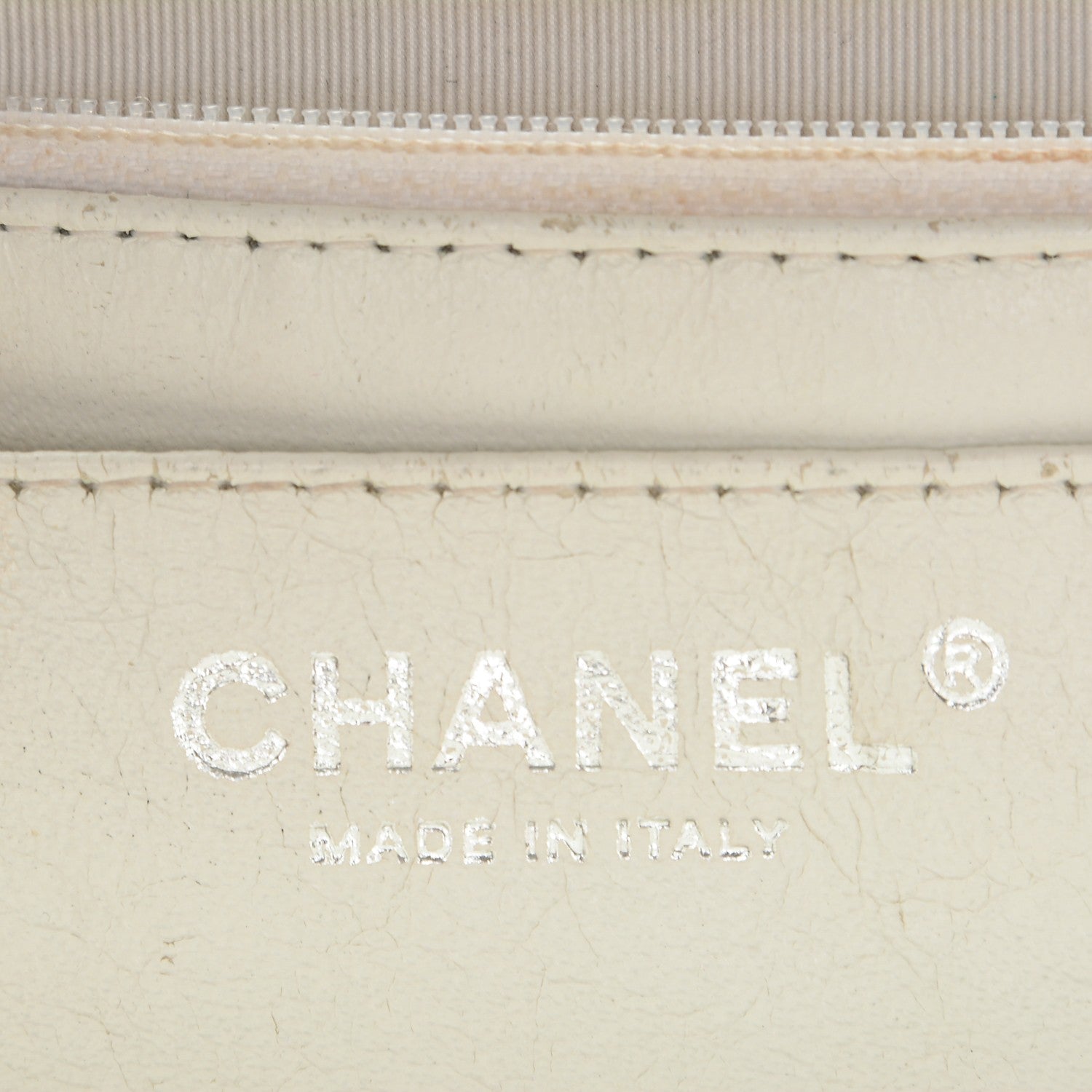 Chanel Caviar Quilted Jumbo Single Flap White 10 of 13