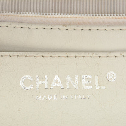 Chanel Caviar Quilted Jumbo Single Flap White 10 of 13