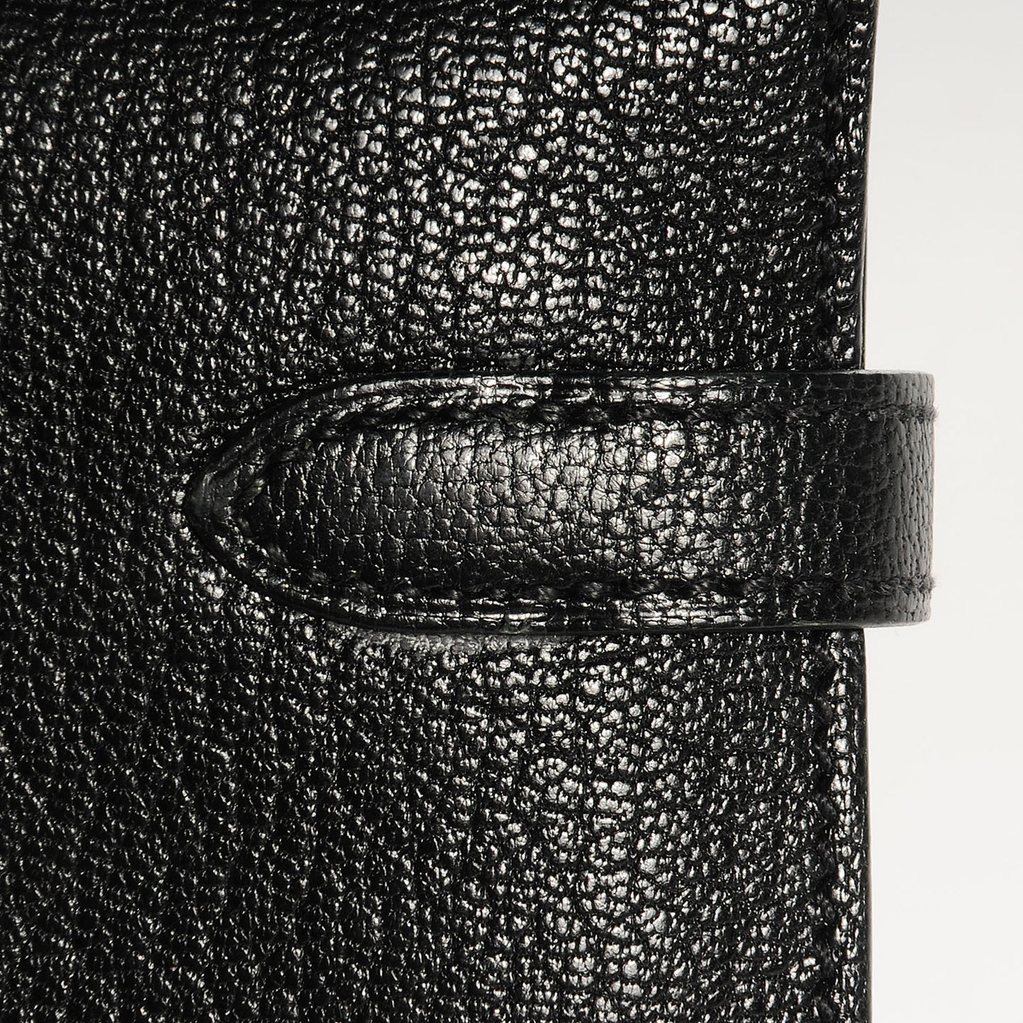 Chèvre Mysore Kelly Longue Wallet Black