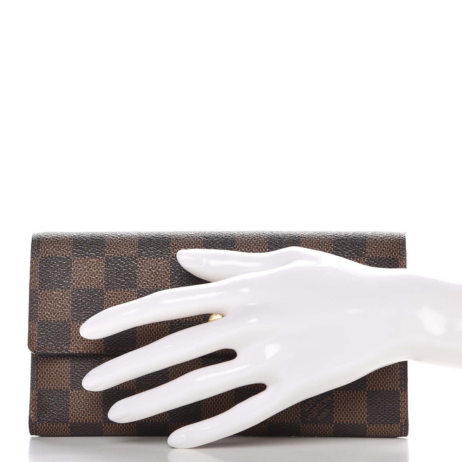 Louis Vuitton Damier Ebene Porte Tresor International Wallet 2 of 10